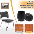 thumbnail image 3 of Tapas de silicona para patas de silla, 32 piezas, tapas protectoras de 17-21 mm para patas de silla, goma, 3 of 3