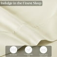 thumbnail image 5 of Superior 4-Piece 1400-1500 Thread Count Ivory Sheet Set, Full, 5 of 10