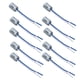 thumbnail image 1 of Aramox 10 Piezas 1157 Portalámparas CC 12 V LED Portalámparas de Luz de Soporte de Base Conector de Cable 35 Pulgadas de Longitud Enchufe de Cableado de Coche ANGGREK Otros, 1 of 8