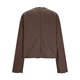 thumbnail image 5 of HongQid Women's Wool Blend Fall Business Cardigan Collarless Long Sleeve Button Jacket, 5 of 6