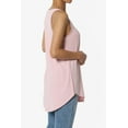 thumbnail image 4 of Women's PLUS Tank Tops Scoop Neck Loose Fit Summer Casual Round Hem Sleeveless Tee, 4 of 7