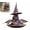 1pcs, variant on Meditating Witch Garden Bird Feeder, Purple Resin Witch Hat Design with Rope Hanger, Whimsical Witch Statue Feeder for Yard Patio, Unique Fantasy Gift for Bird Lovers (1pcs)