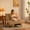 Khaki, variant on Peispie Giant Lazy Sofa Chair for Adults, Armless Corduroy Floor Lounge Chair with Backrest, Ergonomic Comfy Single Couch Accent Chair for Living Room & Bedroom, Easy Assembly, Grey