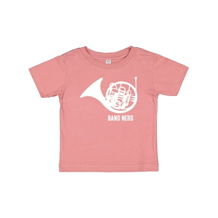 

Inktastic Band Nerd French Horn WHT Gift Baby Boy or Baby Girl T-Shirt
