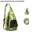 thumbnail image 2 of Cute Kiwi Fruit Hiking Backpack – Watercolor Kiwi Design, Lightweight & Comfortable Outdoor Bag for Hiking, Travel, and Adventures – Kawaii Green Kiwi Print, 2 of 4