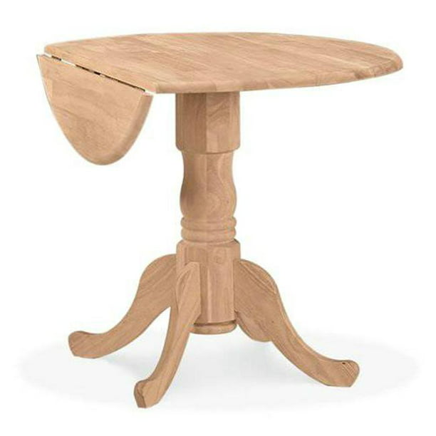 Diameter Dual Drop Leaf Dining Table, 36 Round Kitchen Table With Leaf