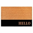 thumbnail image 2 of Calloway Mills 104862436 24 x 36 in. Hello Black Stripe Rectangular Doormat, Natural, 2 of 3