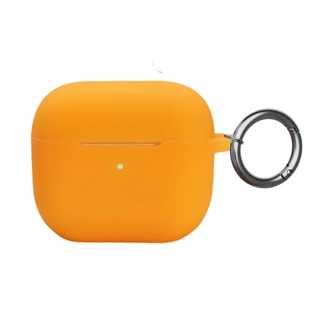 Glow In The Dark Silicone Case For Airpods Pro 3rd Generation, Soft Protective Cover With Metal