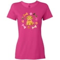 thumbnail image 3 of Inktastic Cute Puppy Valentine with Hearts and Bones Women's T-Shirt, 3 of 5