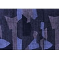 thumbnail image 1 of Ahgly Company Indoor Rectangle Abstract Blue Modern Area Rugs, 6' x 9', 1 of 4