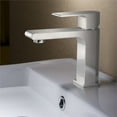 thumbnail image 2 of Fresca Allaro Single Hole Mount Bathroom Vanity Faucet in Brushed Nickel, 2 of 2