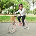 thumbnail image 4 of Gymax Vélo pour Enfants Rétro 16 Pieds' avec Guidon et Selle Réglables en Hauteur Rose, 4 of 9