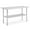24"D x 60"W x 34"H, variant on Yeshouse Stainless Steel Table for Prep & Work, 2-Tier Shelf 24"x48"/30"x48" NSF Commercial Metal Worktable Adjustable Height & Leveling Feet