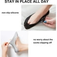 thumbnail image 2 of 6 Pairs No Show Socks Women Nylon Ultra Low Cut Non-Slip Ice Silk Socks Thin Invisible Socks 5-7/, 2 of 5