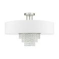 thumbnail image 2 of 51029-91 Livex Lighting Carlisle - 5 Light Semi-Flush Mount, 2 of 15