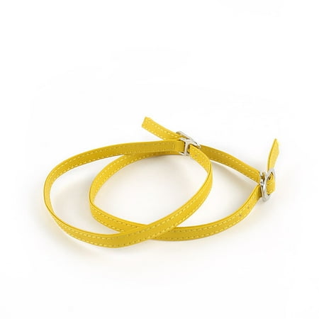 

Yannee 1 Pair Detachable Shoe Heels Buckle Belt Women s Removable Ankle Strap Pumps Decors Elastic Band Shoe Buckle Belt Anti Slip Shoe Strings Belt for Heels Yellow