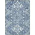 thumbnail image 2 of Addison Rugs Chantille Indoor/Outdoor Traditional Medallions Blue Washable Rectangle Rug, 5' x 7'6", 2 of 6