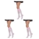 thumbnail image 5 of Medias Altas Sonducket Rayas Rosa Blanca Estilo Simple, 5 of 6
