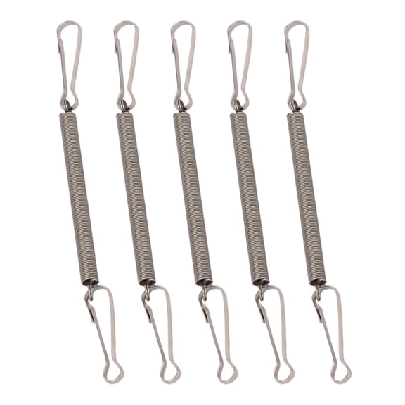 5pcs Small Water Bottles Holders Stainless Steel Spring Clip for Pet Cage for Rabbits and Hamster Drinkers