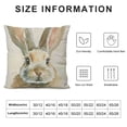 thumbnail image 5 of Nawypu  Easter Decor Easter Bunny Pillow Covers  Spring Decor Easter Rabbit Pillow Chusion Covers, 5 of 5