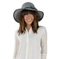 thumbnail image 2 of Women's Panama Styled Woven Straw Hat and Foam Flip Flop Sandals Set US Women's Shoe Sizes 7-10, 2 of 5