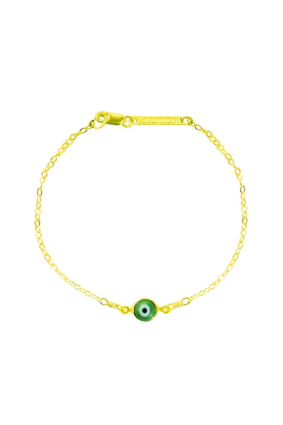 Green Evil Eye Bracelet
