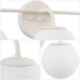 thumbnail image 5 of Jonathan Y 25" 3-Light Metal/Frosted Glass Contemporary LED Vanity Light, Almond, 5 of 7