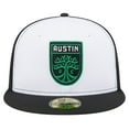 thumbnail image 2 of Men's New Era White/Black Austin FC 2024 Kick Off Collection 59FIFTY Fitted Hat, 2 of 5