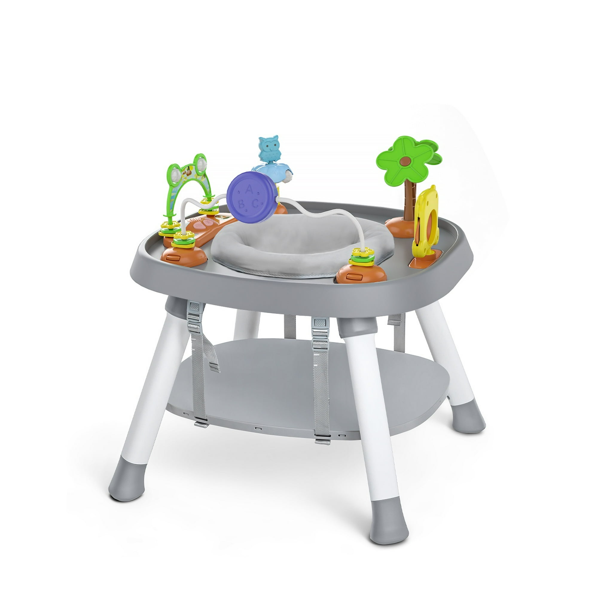 Babyomi 3-in-1 Baby Jumper Bouncer Center with 360 ° Rotatable and Toys, Baby Activity Center for 0-12 Months Babys