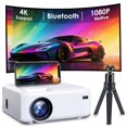 thumbnail image 1 of Miniproyector KEJOG Native 1080P 4K compatible con Bluetooth 5.2, 1 of 7