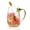Green, variant on Four-leaf Flower Glass Coffee & Tea Mug Set Green with Spoon
