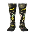 thumbnail image 1 of Balery cartoon Skull spider web Calcetines novedosos Calcetines deportivos Calcetines hasta la rodilla Calcetines de algodón Calcetines originales y geniales, 1 of 6