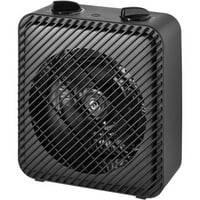 Pelonis Fan-Forced Portable Electric Heater (Black)