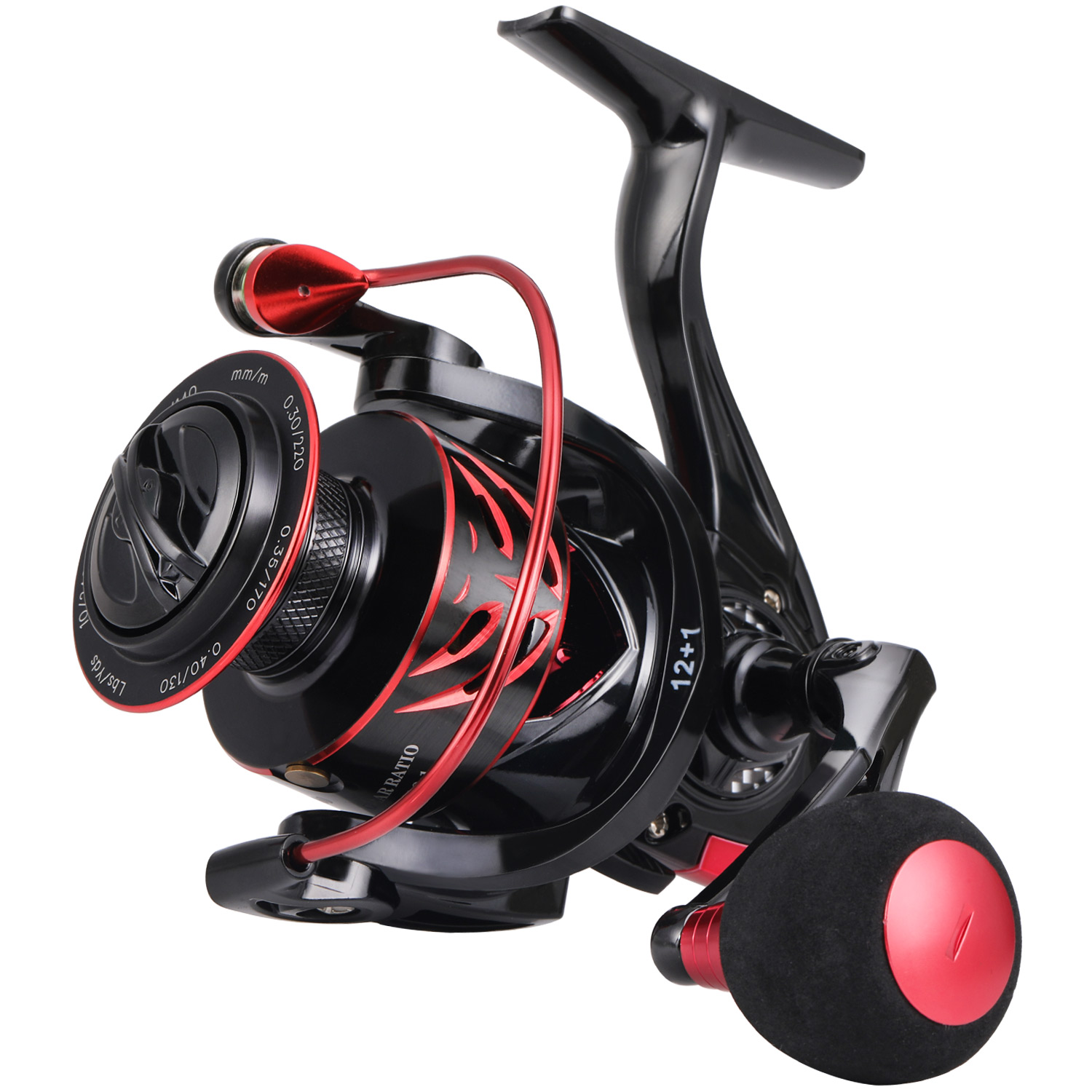 Sougayilang Spinning Fishing Reel 12+1BB CNC Handle Ultra Smooth