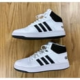 thumbnail image 2 of Adidas Hoops 2.0 Mid Sneakers Shoes Men's Size 10 FY8617 White Black, 2 of 5