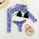 thumbnail image 2 of Bikini de tres piezas Traje de baño de playa junto al mar Bikini de mujer Traje de baño cómodo OAVQHLG3B Store lin121212, 2 of 3