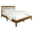 thumbnail image 5 of Home Design Fresno Full Wood Platform Bed Frame with Open Slat Panel Headboard, Brown, Easy Assembly, 5 of 12