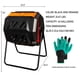 thumbnail image 3 of Contenedor de abono Hourley Outdoor 163L de doble cámara con puertas corredizas, 3 of 8