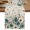 Khaki, variant on Teal Cream Tulips Table Runner 36 Inches Long, Kitchen Dining Table Decoration, Farmhouse Floral Botanical Coffee Tablerunner Dress Scarves Farmhouse Décor for Party, Holiday, 13 x 36