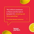 thumbnail image 5 of Lemon Perfect, Organic Cold-Pressed Lemon Water, Squeezed from Real Fruit, Flavored Water, Sugar-Free, Keto Certified, No Artificial Ingredients, Strawberry Passion Fruit (12-Pack), 5 of 7