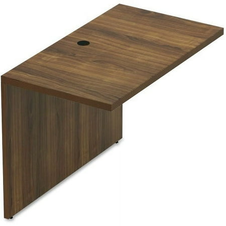 UPC: 0035255343251 | Lorell  Chateau Series Walnut Laminate Desking  1 Each