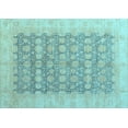 thumbnail image 1 of Ahgly Company Indoor Rectangle Oriental Light Blue Modern Area Rugs, 3' x 5', 1 of 4