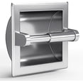thumbnail image 1 of HAHDAXIA Smack Polished Chrome Recessed Toilet Paper Holder - Includes Rear Mounting Bracket, 1 of 6