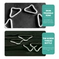 thumbnail image 2 of Trampoline Buckles with Metal Triangle Rings for Safe and Strong Trampoline Use 30 Pieces Galvanized Steel Silver, 2 of 6