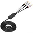 thumbnail image 4 of Noref Console Pièce Détachée, 1,5 M Composant ABS TV Lead Cable AV Audio Video Cable pour PSP1000 2000 3000, Console Accessoire, 4 of 9