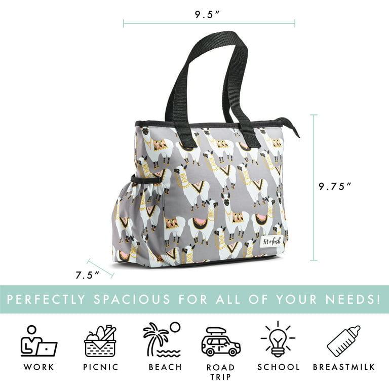 Fit + Fresh  Fashionable Insulated Lunch Bags – Fit + Fresh