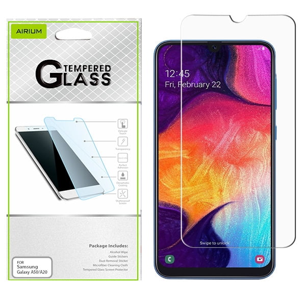 Samsung Galaxy A20 Screen Protector Tempered Glass [9H Hardness] [UltraClear] [Bubble Free