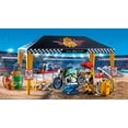 thumbnail image 2 of PLAYMOBIL New Stunt Show Service Tent for Kids 8.7 inch, 2 of 7