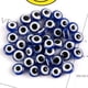 thumbnail image 3 of Monstrate 100 Uds. De cuentas ovaladas, cuentas espaciadoras de resina para la fabricación de joyas, collares, pulseras, accesorios artesanales Suministros de limpieza para el hogar No.1, 3 of 6