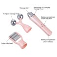 thumbnail image 3 of 3 en 1 Corps de Levage de Visage Amincissant Serrant le Rouleau de Beauté Portable de Masseur de Peau, 3 of 8